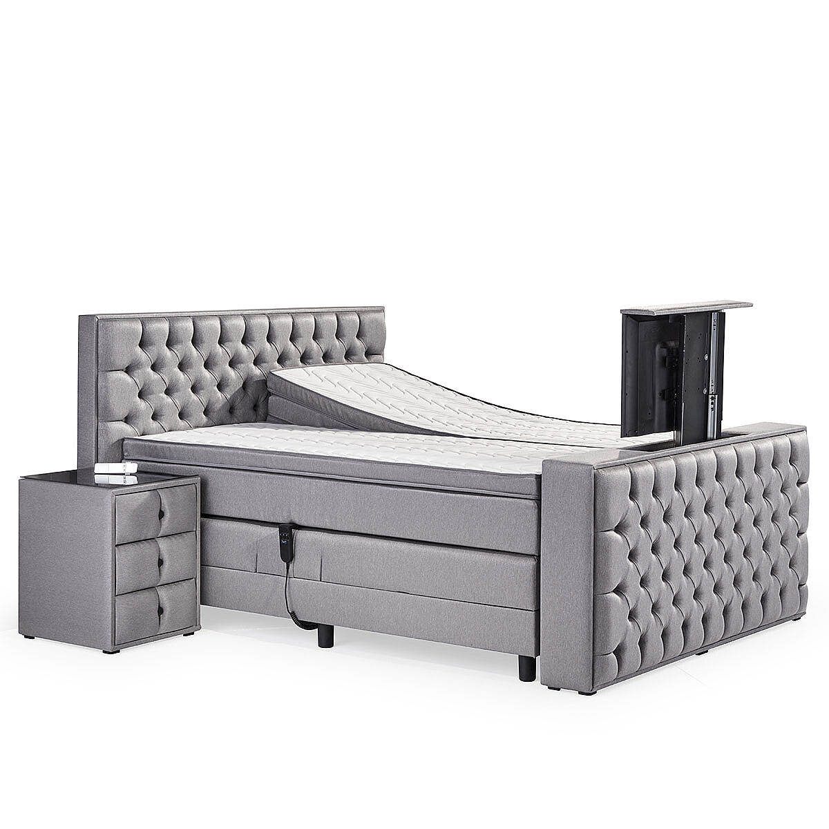 TV-Line Televizyonlu Hareketli Box Spring Baza